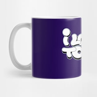 I Love Tokyo graffiti style Mug